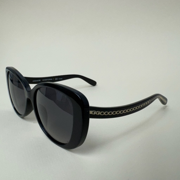 Coach Gold and Black Sunglasses - Picture 4 of 5